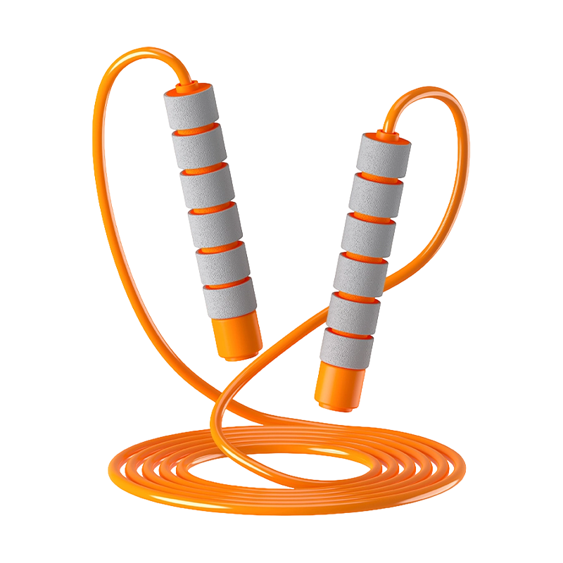 TS-1 PVC Rope Sponge Handle Jump Rope For Children