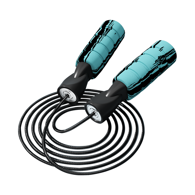 TS-4 fargegrafitti/enfarget skumsvamphåndtak hoppetau for voksne