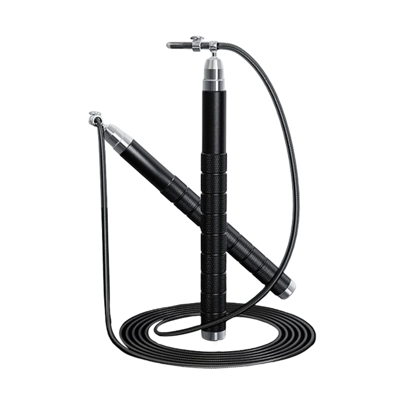 TS-12 svart og hvitt aluminiumshåndtak Racing hoppetau